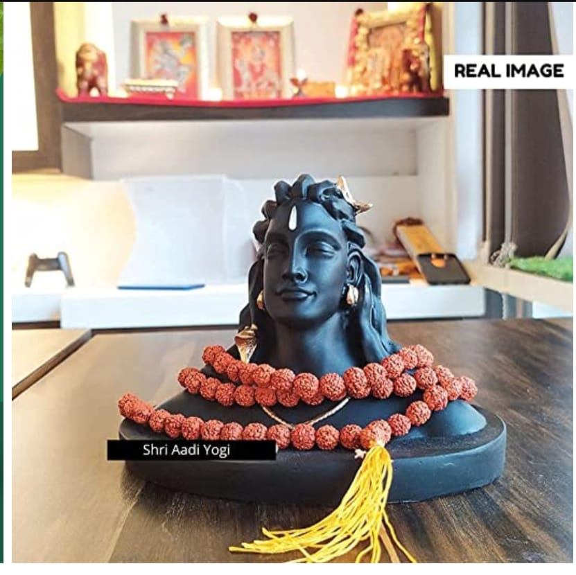 Adiyogi with Rudraksha Mala - Prabhuaastha