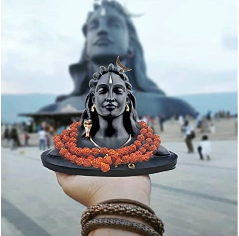 Adiyogi with Rudraksha Mala - Prabhuaastha