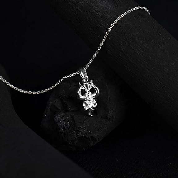 Trishul With Damru Pendant - Prabhuaastha