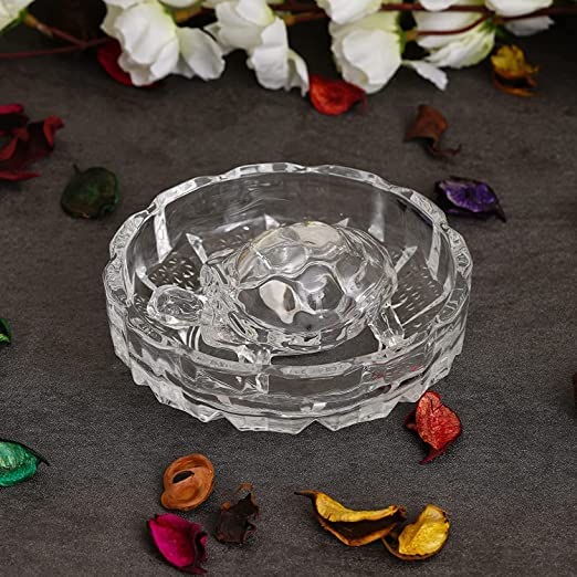 Buy Crystal Kachua With Plate - Prabhuaastha