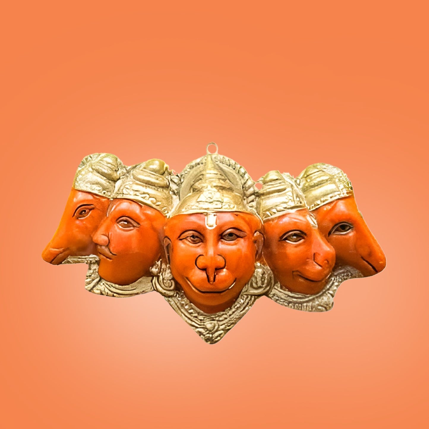 Panchmukhi Hanuman Ji Murti Statue for Door Entrance(Get Bageshwar Dham Hanuman Tulsi Mala Free) - Prabhuaastha