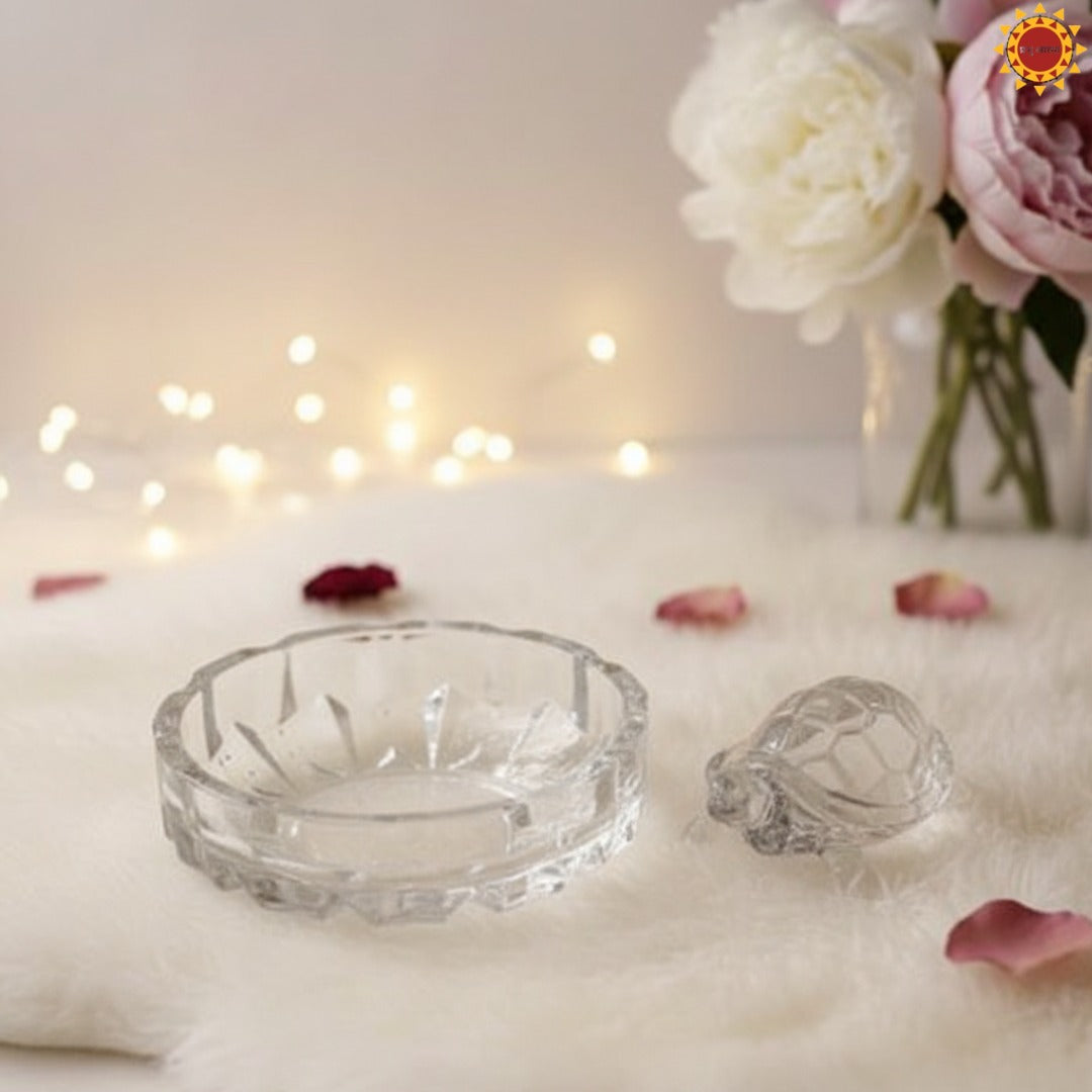 Buy Crystal Kachua With Plate