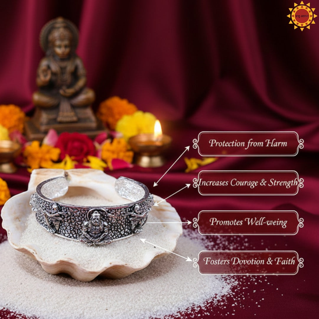 Buy Silver Hanuman Kada