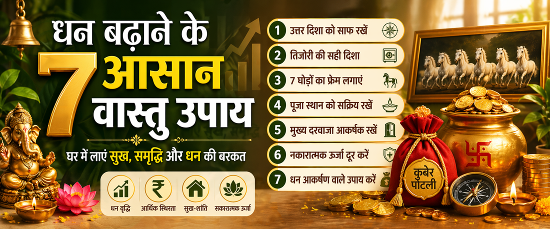 धन बढ़ाने के 7 आसान वास्तु उपाय (2026 Guide)