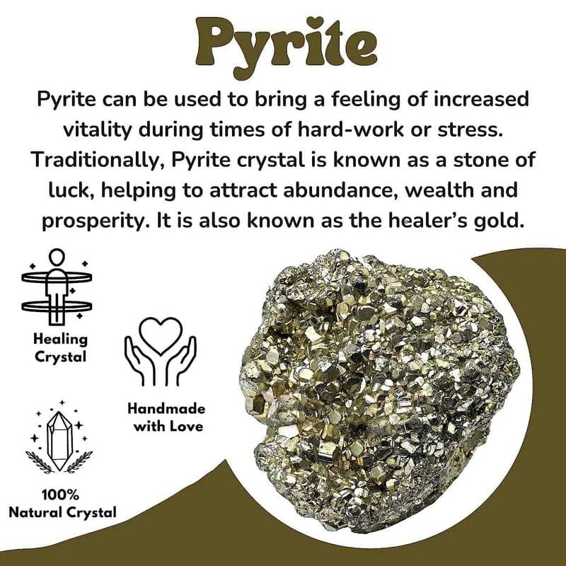 💎 Pyrite Stone Benefits, Uses & Spiritual Power - Prabhuaastha