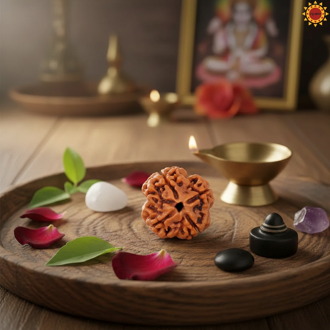4 Mukhi Rudraksha: Meaning, Benefits, Wearing Method ; Spiritual Significance