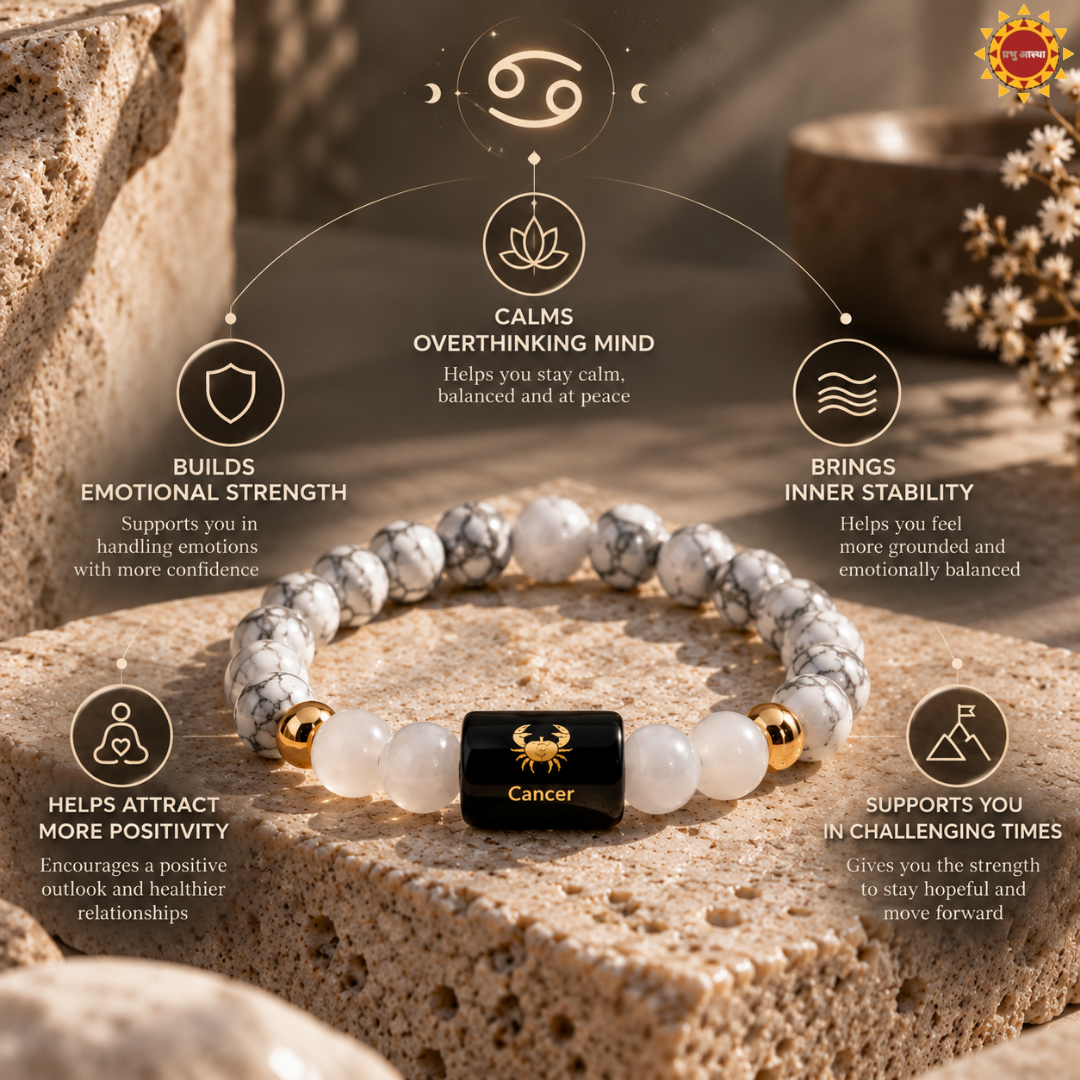  Cancer (कर्क ) Rashi Bracelet 3