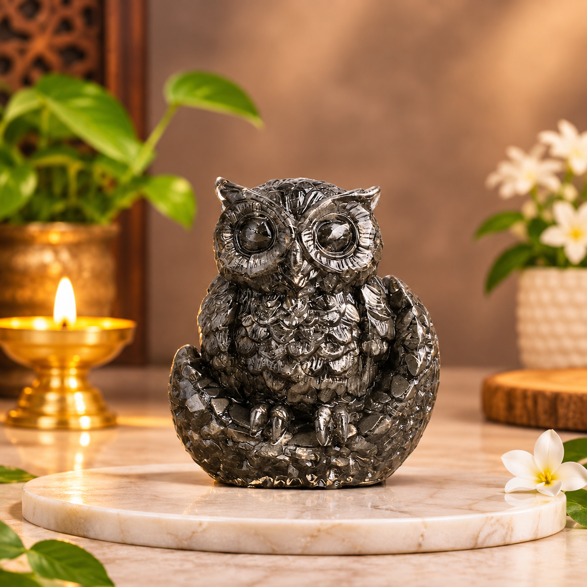 Pyrite Owl
