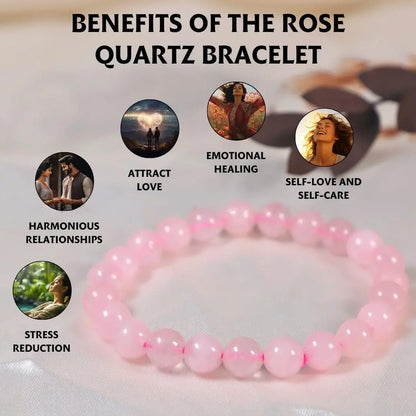 Rose Quartaz Bracelet - Prabhuaastha