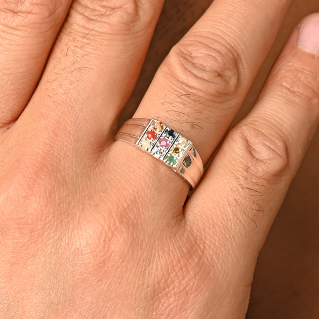 Buy 100% Original Navratna Ring Online - Prabhuaastha