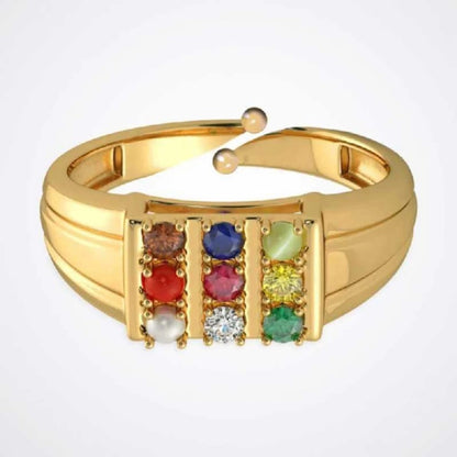 Buy 100% Original Navratna Ring Online - Prabhuaastha