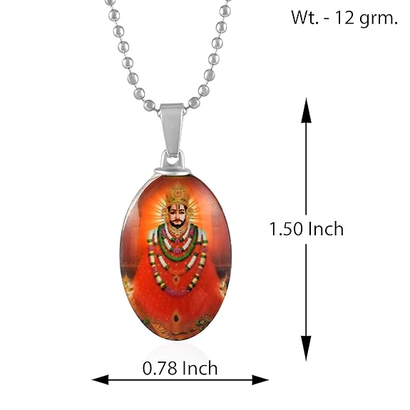 Khatu shyam Pendant With Chain - Prabhuaastha
