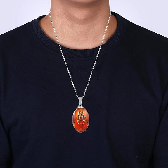 Khatu shyam Pendant With Chain - Prabhuaastha