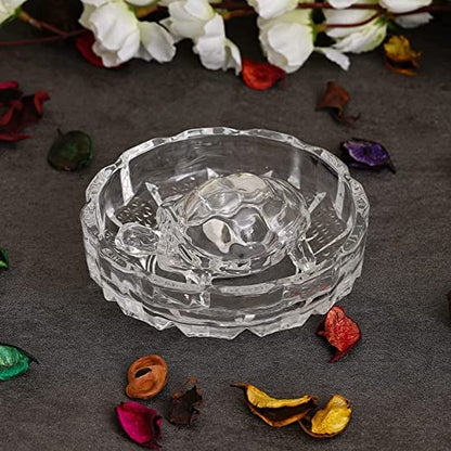 Buy Crystal Kachua With Plate - Prabhuaastha