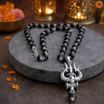 Trishul Locket Karungali Mala