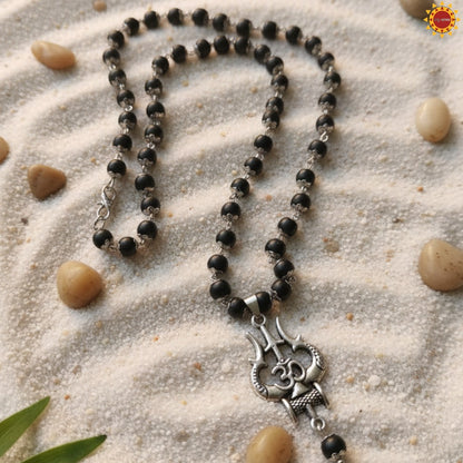 Trishul Locket Karungali Mala
