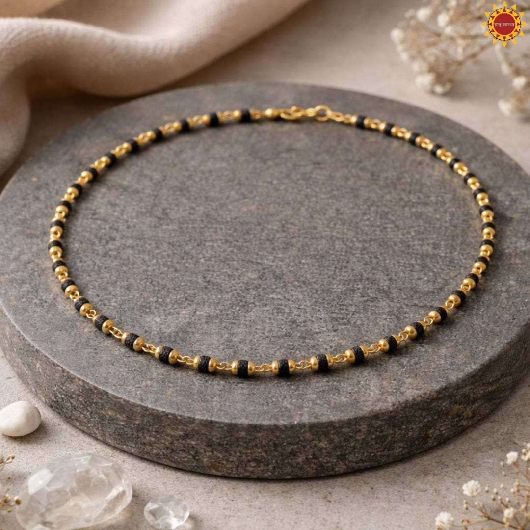 Gold Plated Rudraksha Mala