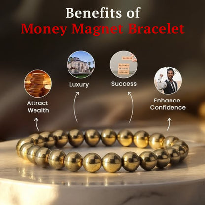 Money Magnet Bracelet (Pyrite Bracelet) - Prabhuaastha