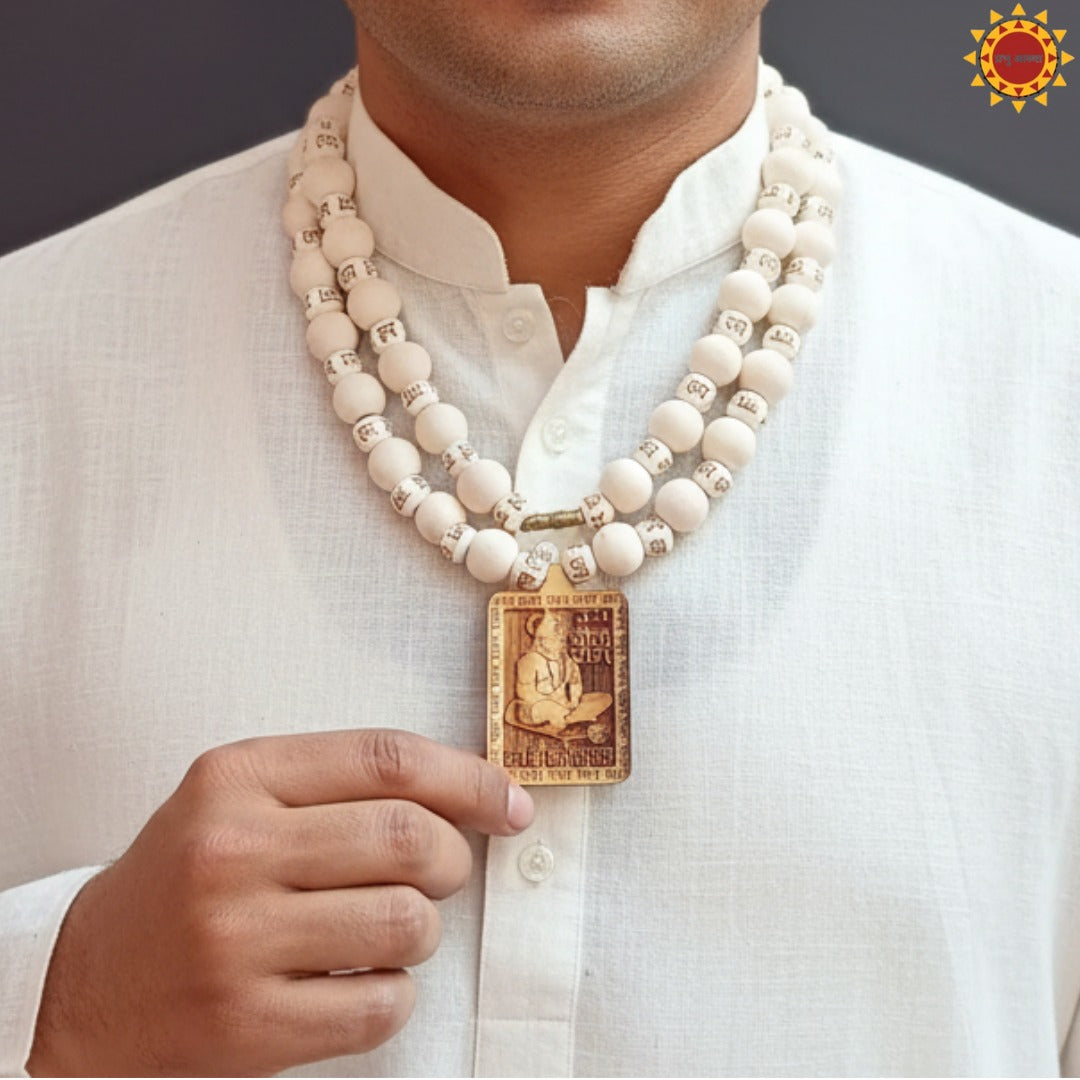 Big Beeds Bageshwar Dham Hanuman Tulsi Mala