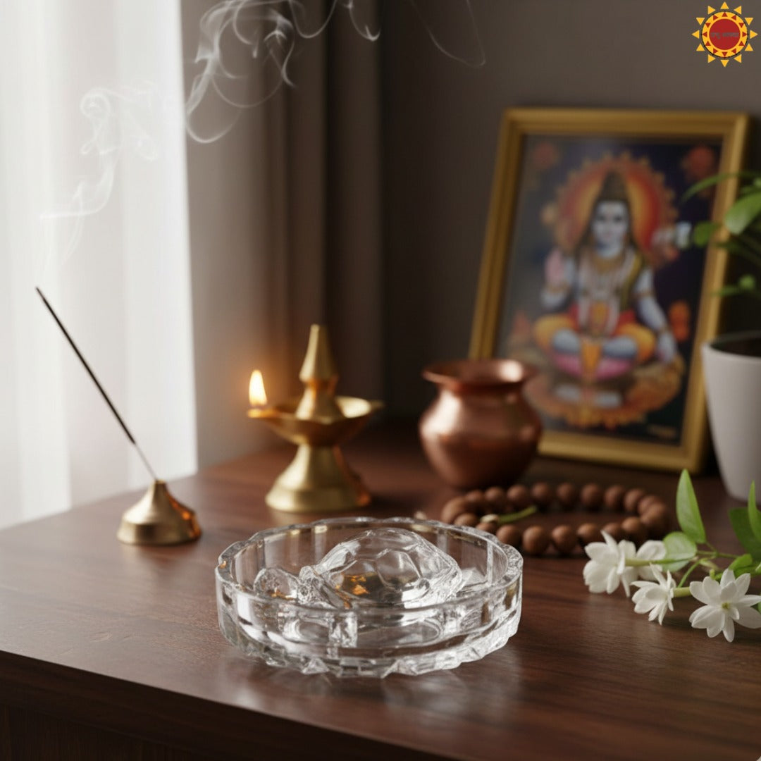Buy Crystal Kachua With Plate