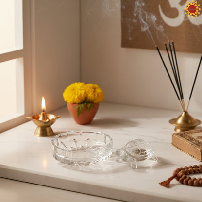 Buy Crystal Kachua With Plate