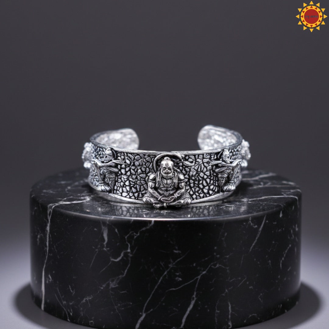 Buy Silver Hanuman Kada