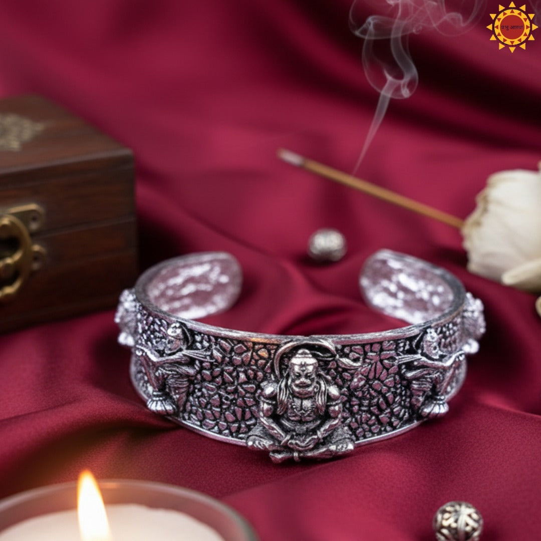 Buy Silver Hanuman Kada