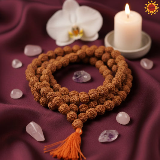 Original Panchmukhi Rudraksha Mala (108 Beads)
