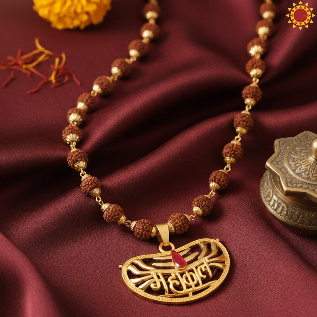 1 Mukhi Rudraksha With Rudraksha Mala