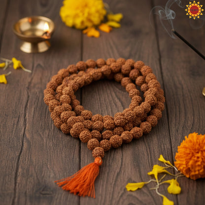 Original Panchmukhi Rudraksha Mala (108 Beads)