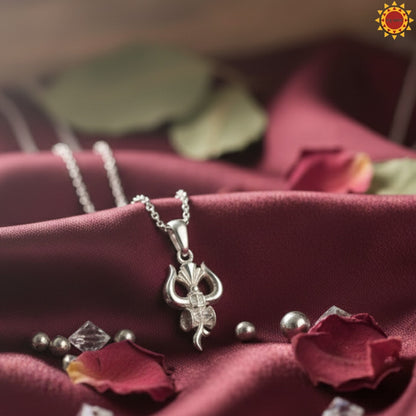 Trishul With Damru Pendant