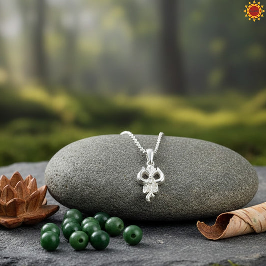 Trishul With Damru Pendant